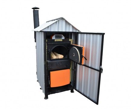 Outdoor wood gasification boilers 